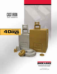 Thumbnail of document Data Sheet - Calibration Weights Cast Iron - Grip Handle & Nesting Slab